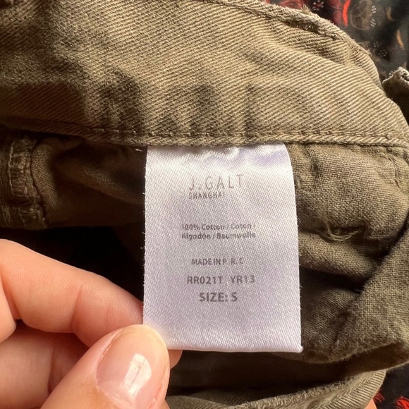 Brandy Melville green John Galt pants - Picture 4 of 4